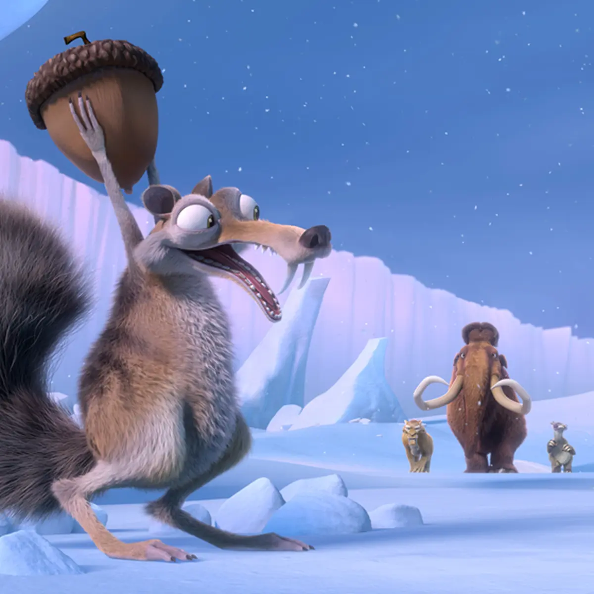 siapa nama tupai yang selalu mengejar kenari di film ice age