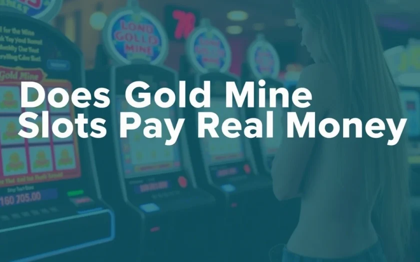 does gold mine slots pay real money